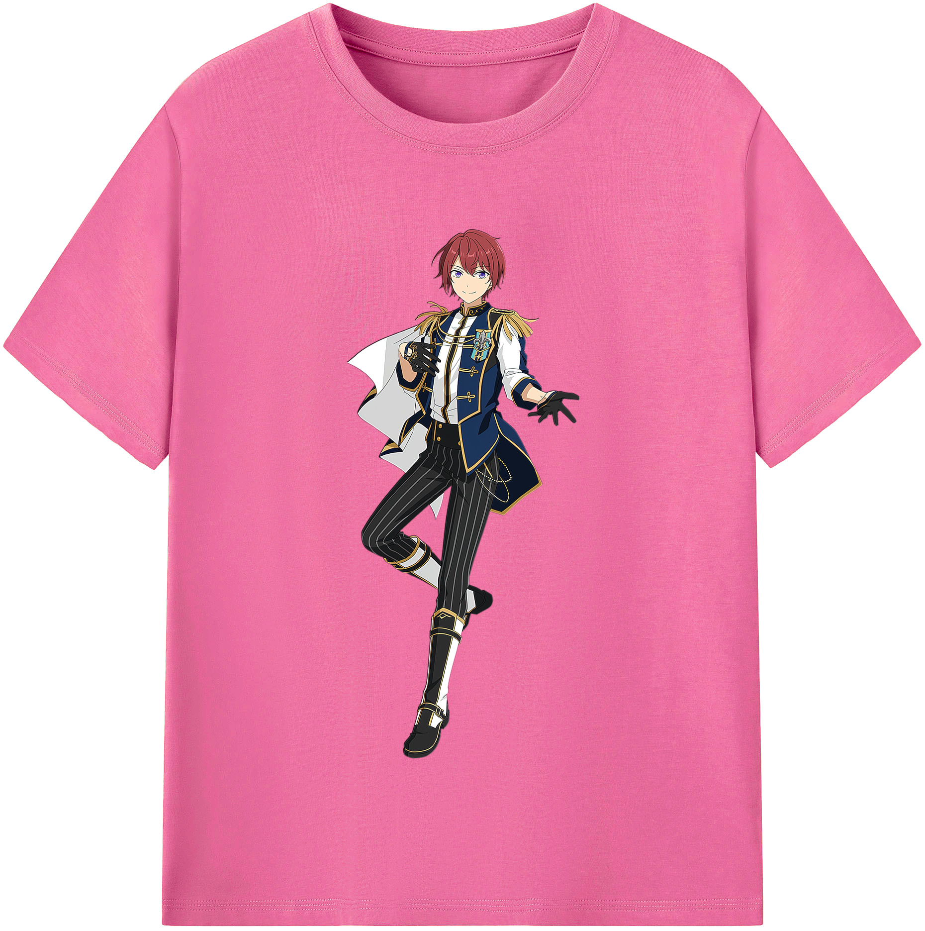 （画像用） あんさんぶるスターズ! Ensemble Stars レディースカジュアルプリントTシャツ（綿100％）